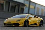 1:18 Lamborghini Huracan LP610-4 Liberty Walk Breitbau [ YELLOW-EDITION ]