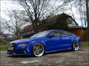 1:18 Audi RS7 C7 4G Sportback KengFai Performance - RS BLAU - OZ Alufelgen