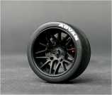1:18 Tuning Ford Mustang Liberty Walk DESIGN Felgensatz inkl.Alu-Bremse...