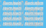 Manta Manta Decal